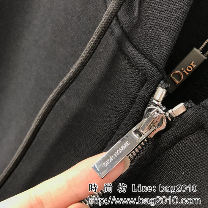 DIOR迪奧 18ss秋冬新款 專櫃斷貨款 刺繡大蜜蜂 拉鏈衛衣套裝 ydi1142